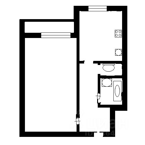1-комн квартира улица Замшина, 58