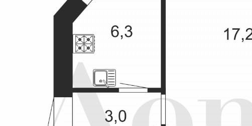 2-комн квартира Смоленская улица, 1