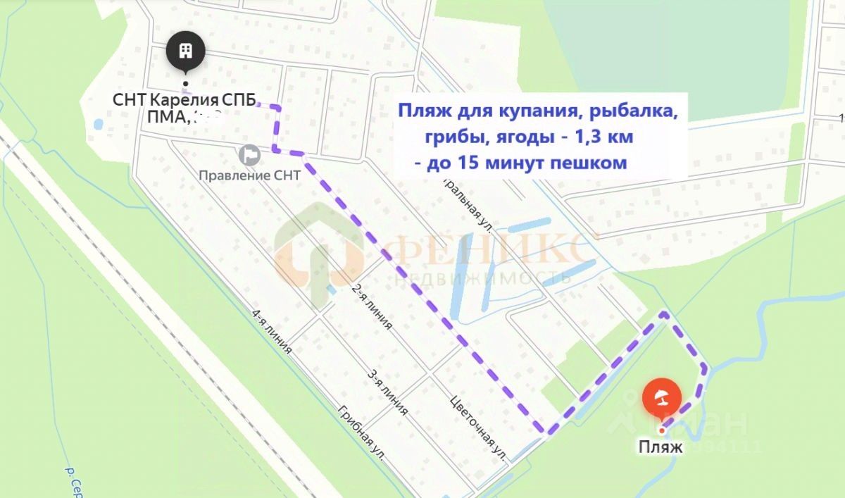 Продажа дома Карелия СПБ ПМА СНТ, проезд 17-й Медицинский