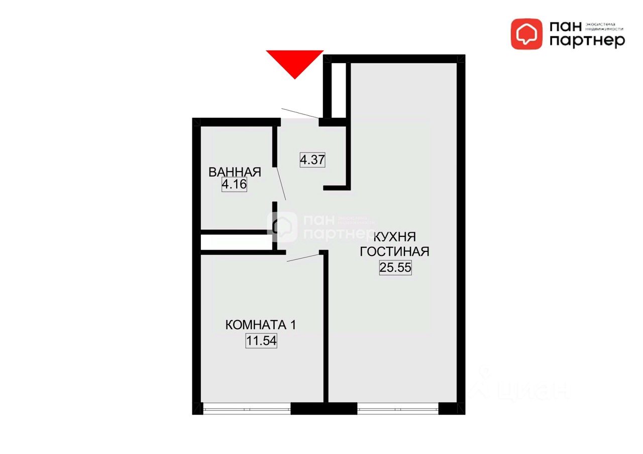 Продажа 1-комн квартиры на вторичном рынке проспект Крузенштерна, 13