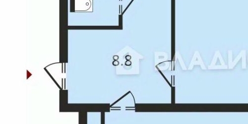 2-комн квартира Железнодорожный переулок, 8