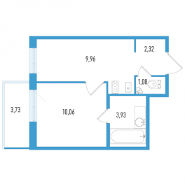 Продажа 1-комн квартиры в новостройке Шушары п., Окуловская ул.,  к. 1