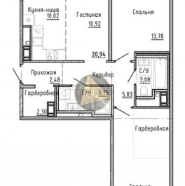 Продажа 2-комн квартиры на вторичном рынке Реки Каменки наб,  д. 3 к3 с1