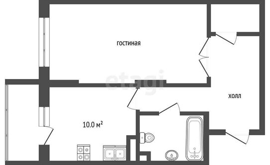 Продажа 1-комн квартиры на вторичном рынке Домодедово, улица Кирова,  д. 17 к1
