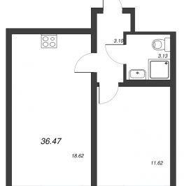 Продажа 1-комн квартиры в новостройке Санкт-Петербург г., Маршала Казакова ул., к. 9 Продажа 1-комн квартиры в новостройке Санкт-Петербург г., Маршала Казакова ул., к. 9