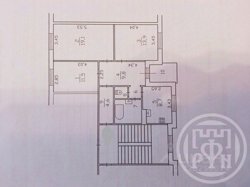Продажа 3-комн квартиры на вторичном рынке Всеволожск, Ленинградская улица, 16к3