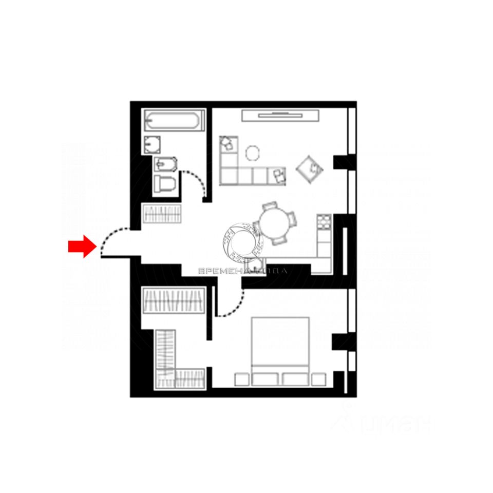 Продажа 2-комн квартиры на вторичном рынке Дружинниковская улица, 15