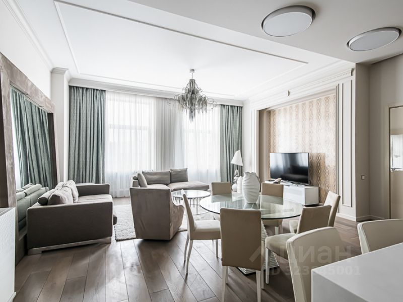 Аренда 4-комн квартиры на вторичном рынке Якиманский переулок, 6