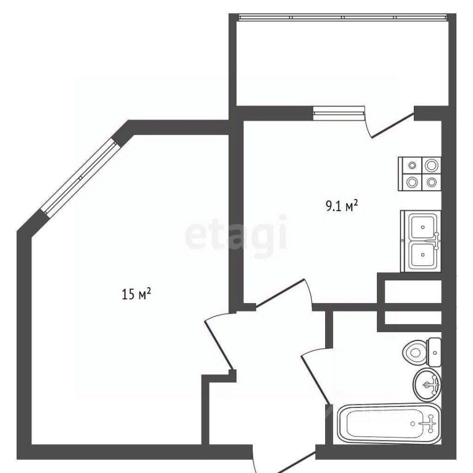 Продажа 1-комн квартиры на вторичном рынке улица Плесецкая, 10