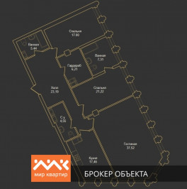 Продажа 3-комн квартиры в новостройке Эсперова ул,  д. 16/23