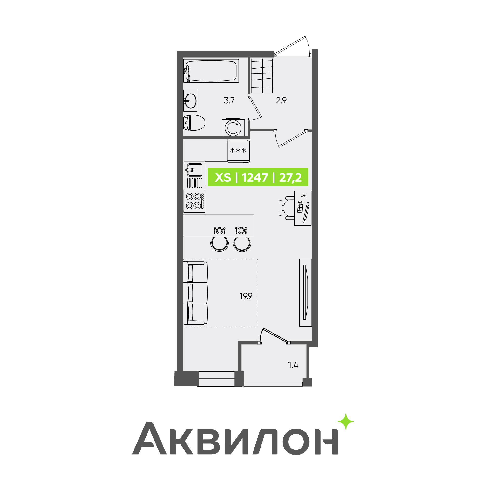 Продажа студии внутригородское муниципальное образование Санкт-Петербурга муниципальный округ Юнтолово, Планерная улица, дом 87, корпус 1, строение 1