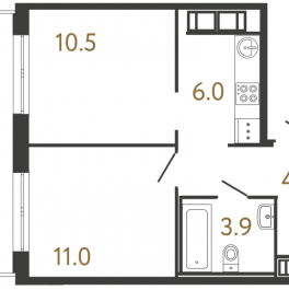 Продажа 1-комн квартиры в новостройке Санкт-Петербург г., Обводного кан. наб.,  к. 1