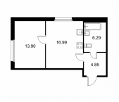 Продать Квартиры в новостройке Колпино г., Загородная ул.   A