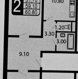 Продажа 2-комн квартиры на вторичном рынке Домодедово, ул Творчества,  д. 5,  к. 2