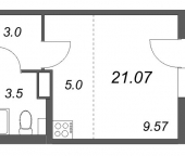 Продать Квартиры в новостройке Стрельна п., Будённого пр-кт   5.5