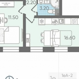 Продажа 1-комн квартиры на вторичном рынке Ковалёво, Поперечная улица,  д. 1 к3