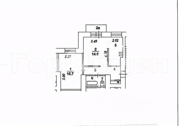 Продажа 2-комн квартиры на вторичном рынке Кутузовский проспект, 19
