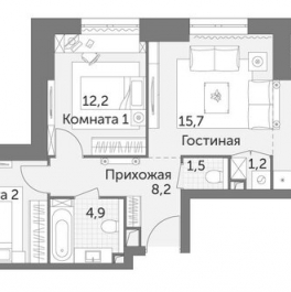 Продажа 3-комн квартиры на вторичном рынке улица Вильгельма Пика,  д. 1