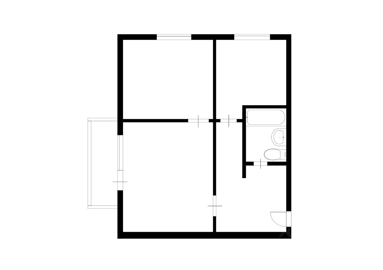 Аренда 2-комн квартиры на вторичном рынке 4-й Новомихалковский проезд, 12А