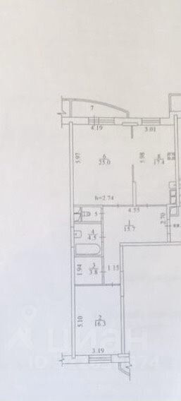 Продажа 2-комн квартиры на вторичном рынке Реутов, улица Октября, 38