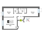 Продать Квартиры в новостройке Светлые Горы п., Пятницкое ш.   7