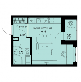 Продажа студии Новосергиевка д., Ленинградская ул., к. 1-4 Продажа студии Новосергиевка д., Ленинградская ул., к. 1-4