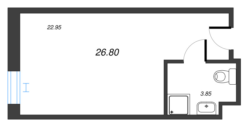Продажа студии Санкт-Петербург г., Обводного кан. наб.,  к. 1