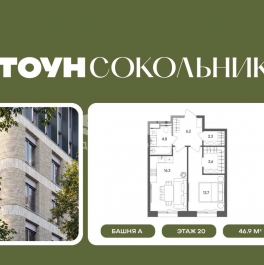 Продажа 1-комн квартиры в новостройке Гастелло, 32