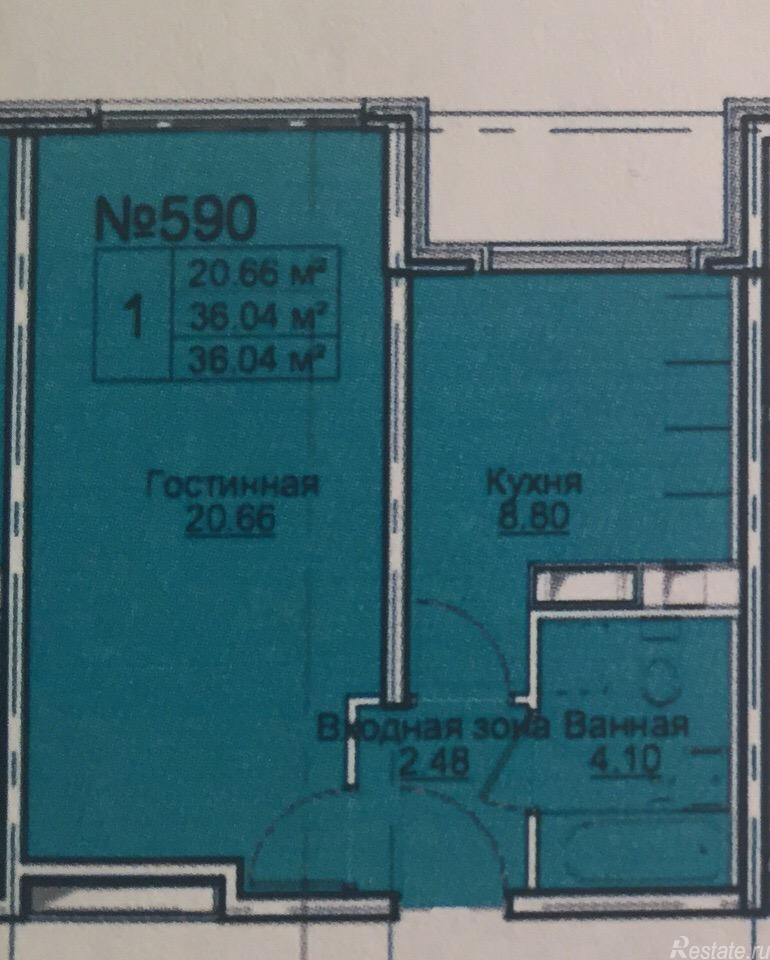 Продажа 1-комн квартиры на вторичном рынке Ковалевская ул ,  д. 26,  к. 1