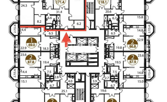 Продажа 4-комн квартиры на вторичном рынке Вернадского пр-кт,  д. 78