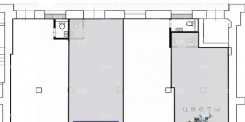 Торговое помещение Грузинская М. ул,  д. 12