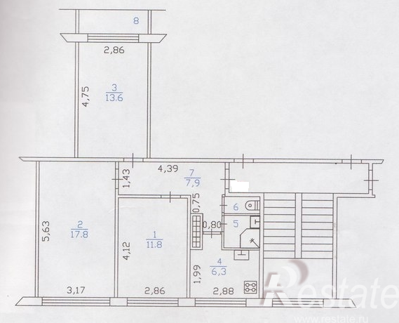 Продажа 3-комн квартиры на вторичном рынке Коммунар г, Садовая ул ,  д. 12