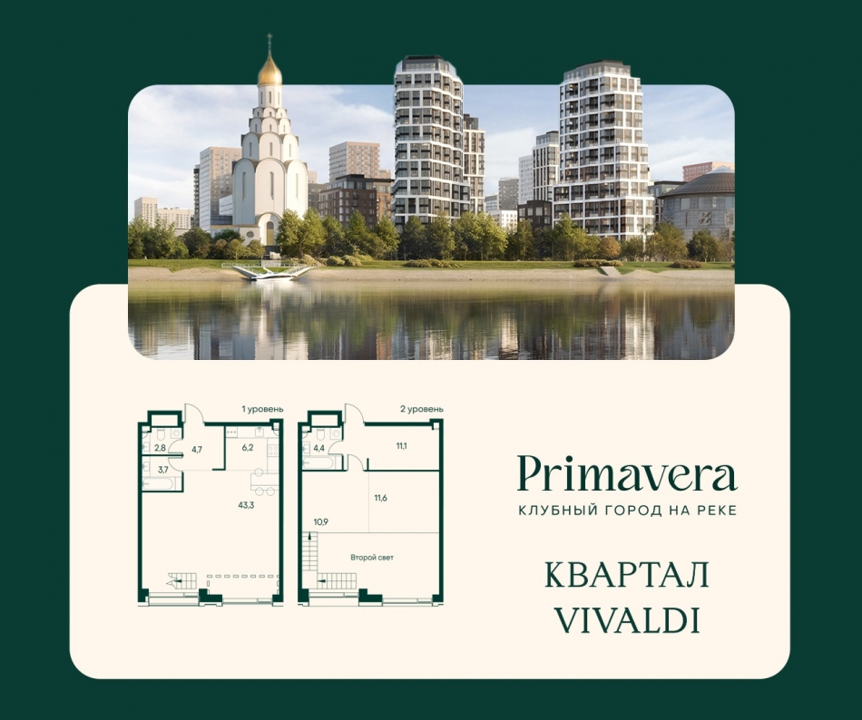 Продажа 1-комн квартиры в новостройке Волоколамское шоссе д.