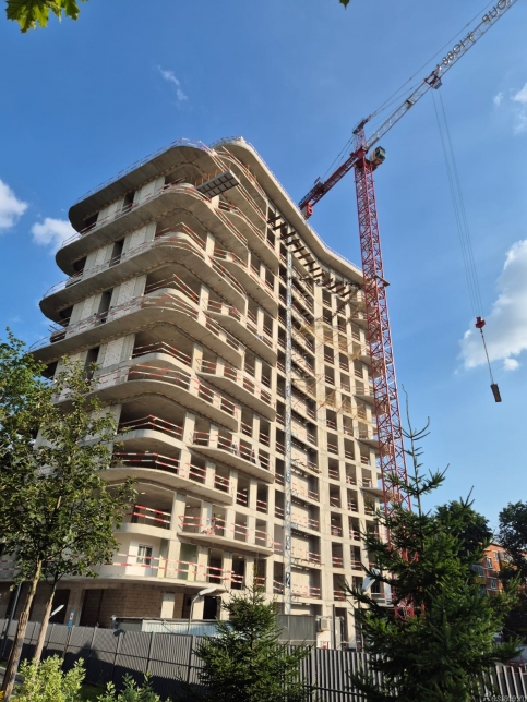 Фотография хода строительства ЖК KING & SONS за Июль 2025