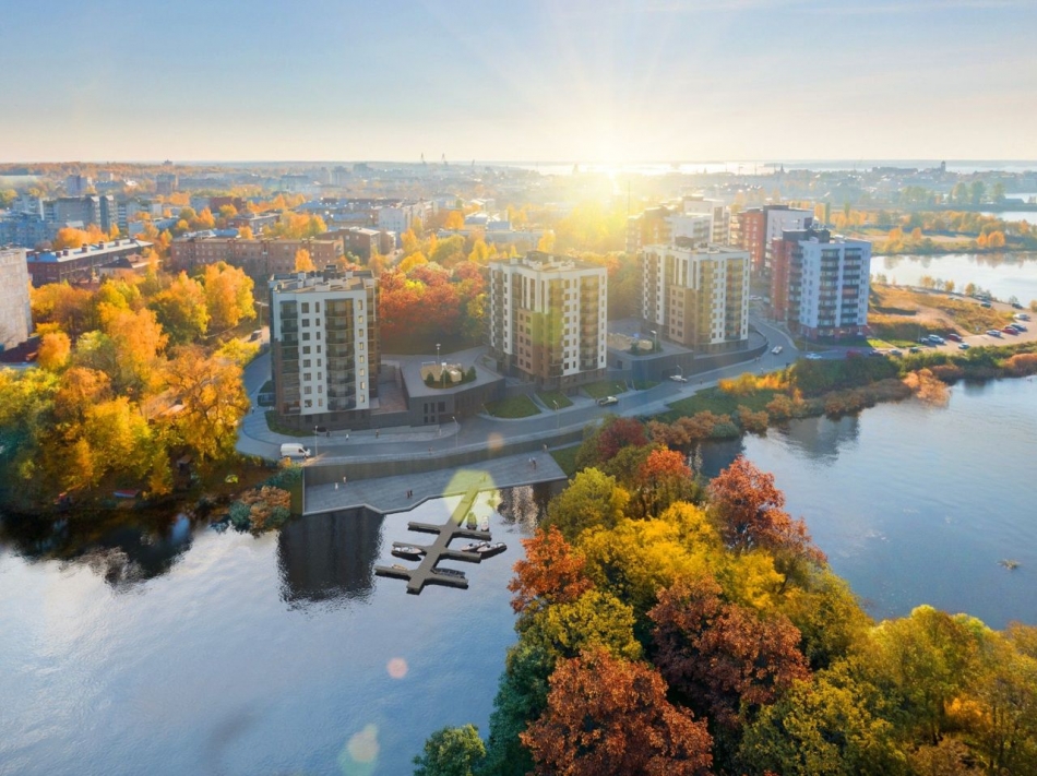 Продажа 1-комн квартиры в новостройке Выборг г., Адмирала Чичагова наб.,  к. Оулу