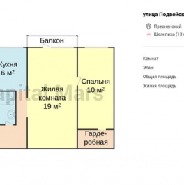 Аренда 2-комн квартиры на вторичном рынке улица Подвойского,  д. 20