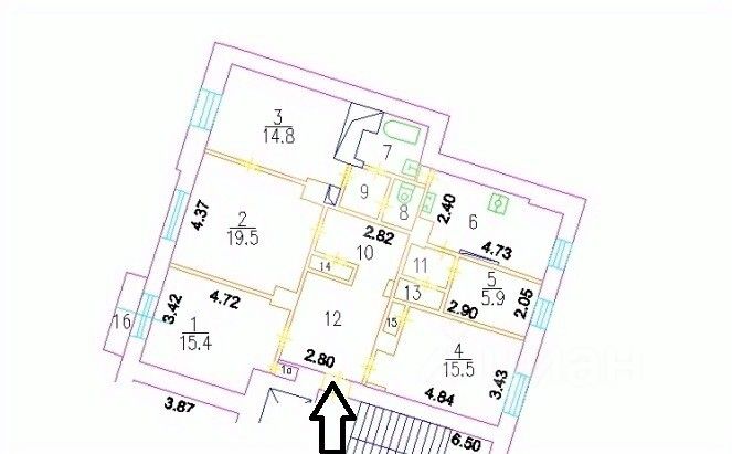 Продажа 4-комн квартиры на вторичном рынке улица Новый Арбат, 31/12