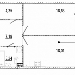 Продажа 1-комн квартиры на вторичном рынке Петроградская наб,  д. 38