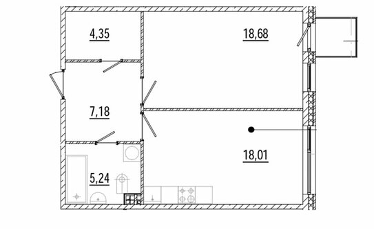 Продажа 1-комн квартиры на вторичном рынке Петроградская наб,  д. 38