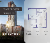 Продать Квартиры в новостройке ул. Лобачевского, корп. 6.2   