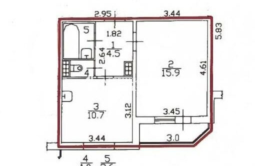 Продажа 1-комн квартиры на вторичном рынке Парашютная ул,  д. 31,  к. 2