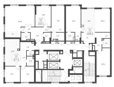 Продажа 3-комн квартиры в новостройке Крылатская ул,  д. 33 к2