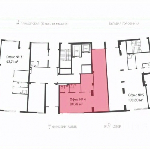 Помещение свободного назначения проспект Крузенштерна