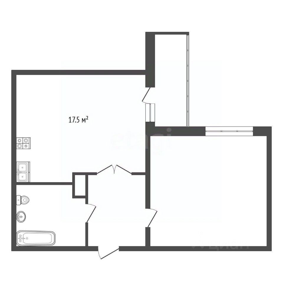 Продажа 1-комн квартиры на вторичном рынке Заставская улица, 46к3