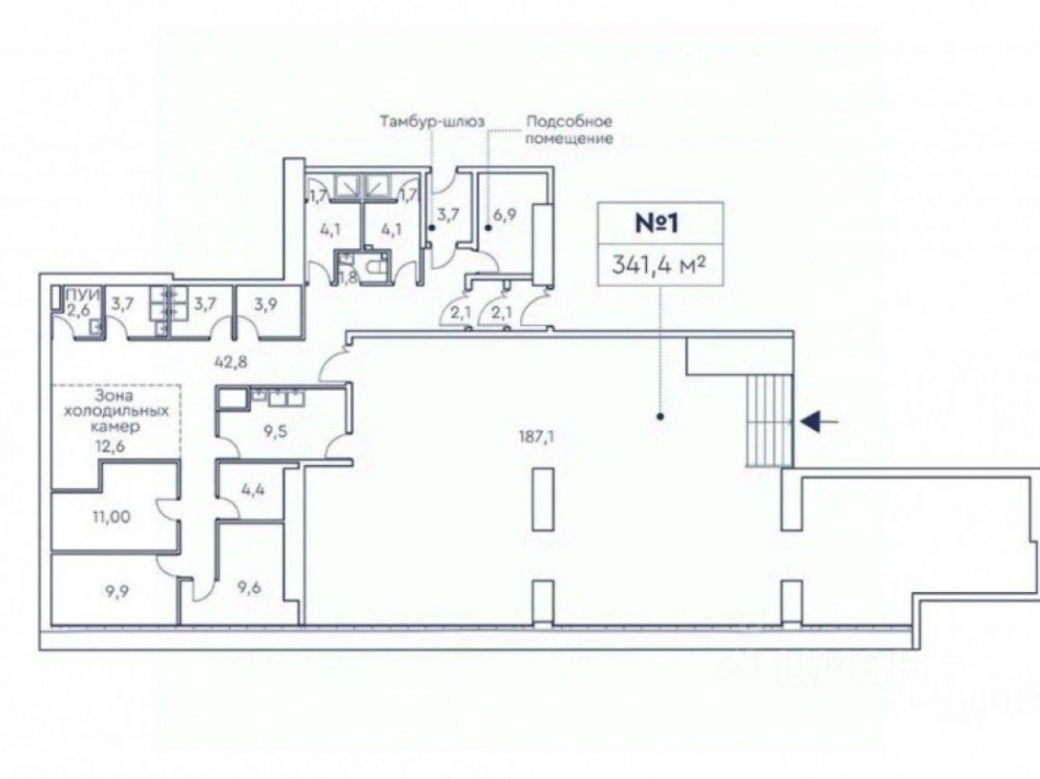 Продажа торгового помещения проспект Академика Сахарова