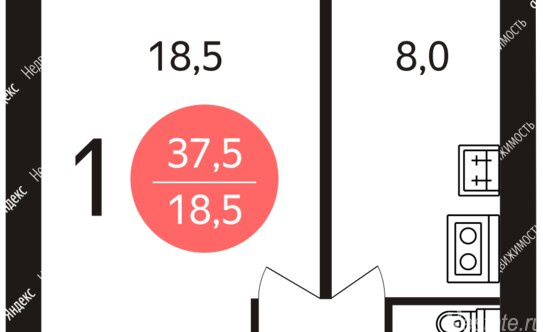 Аренда 1-комн квартиры на вторичном рынке ул Коминтерна,  д. 12,  к. 2