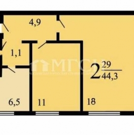 Продажа 2-комн квартиры на вторичном рынке Ташкентская улица,  д. 19