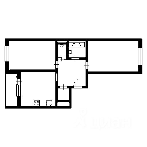 Продажа 2-комн квартиры на вторичном рынке улица Богословская, 4к1