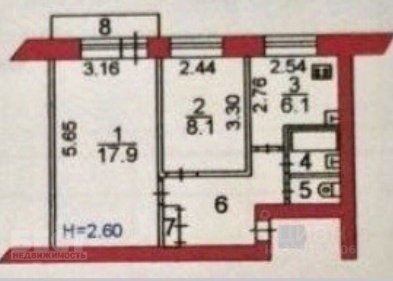 Продажа 2-комн квартиры на вторичном рынке пос. Реммаш, улица Юбилейная, 5