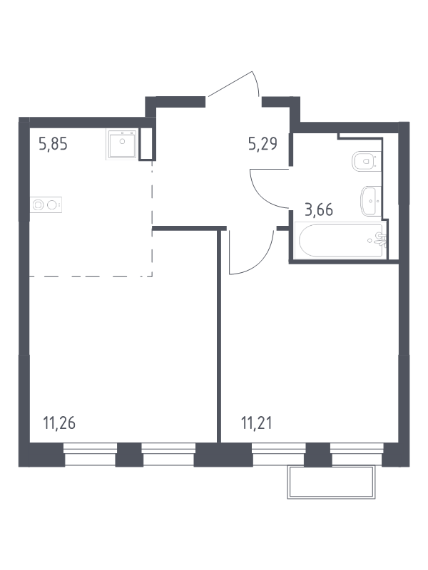 Продажа 1-комн квартиры в новостройке Мякинино д., 4-я Мякининская ул.,  к. 2
